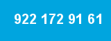 922 172 91 61 922 172 91 61